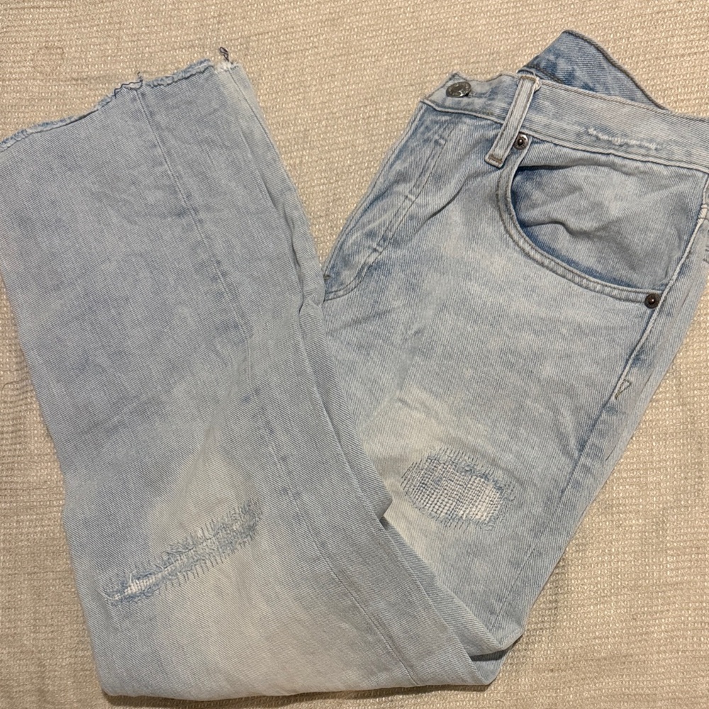 Gap Light Blue Distressed Jeans